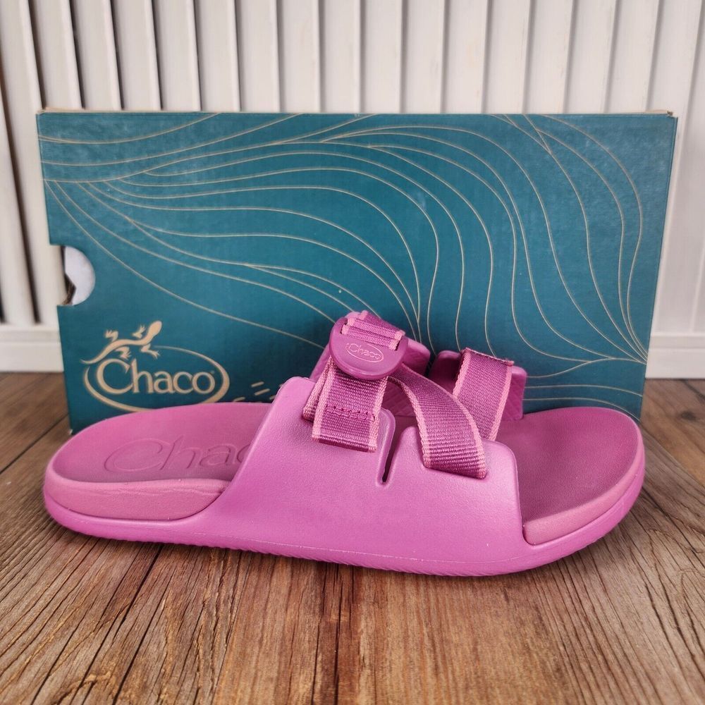 Chaco Chillos Sandals Kids Size 3 M Pink Casual Adjustable Strap Comfort Slides